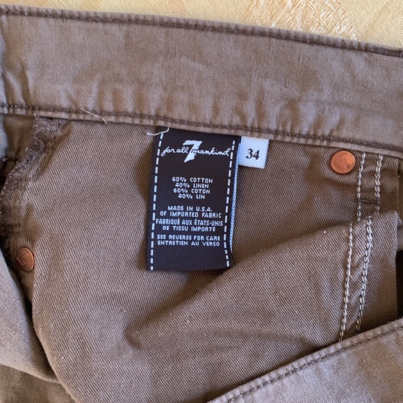 7 For All Mankind Chinos size 34x34 approx. - Picture 2 of 3